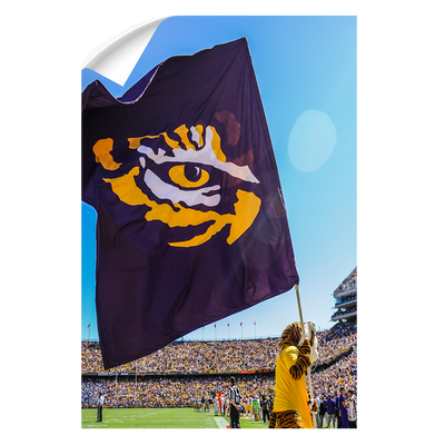 LSU Tigers - Tiger Flag - College Wall Art #Wall Decal