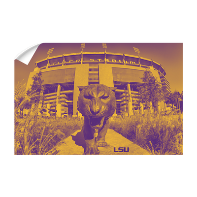 LSU Tigers - Tiger Stadium Duotone - College Wall Art #Wall Decal