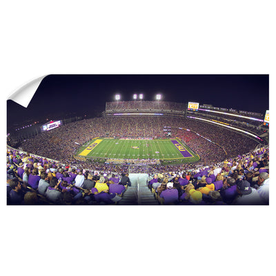 LSU Tigers - Love Purple Live Gold Stadium Pano - College Wall Art #Wall Decal