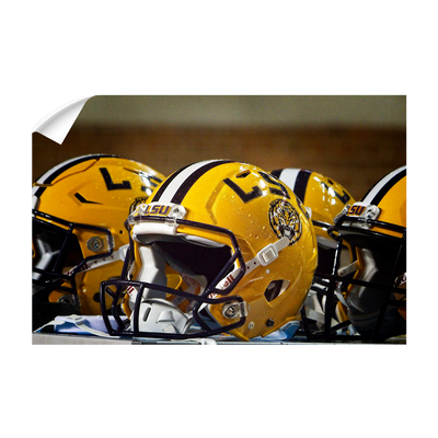 LSU Tigers - LSU Helmets - College Wall Art #Wall Decal