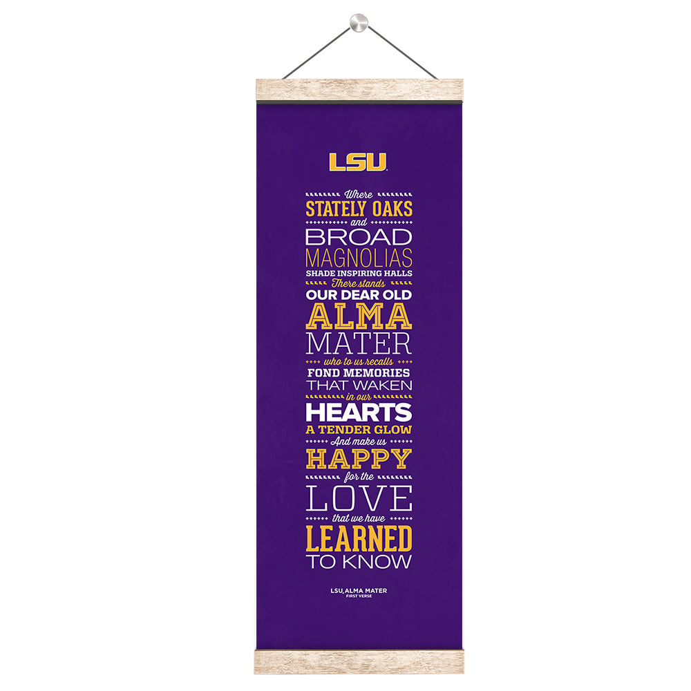 LSU Tigers - Alma Mater - College Wall Art #Canvas