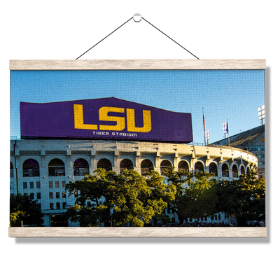 LSU Tigers - LSU Tiger Stadium - College Wall Art #Hanging Canvas