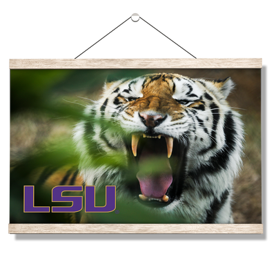 LSU Tigers - Mike the Tiger - College Wall Art #Hanging Canvas