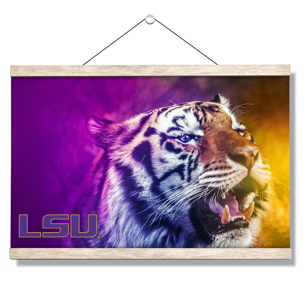 LSU Tigers - Mike's Colors - College Wall Art #Canvas