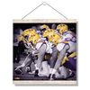 LSU Tigers - LSU Line - College Wall Art #Hanging Canvas