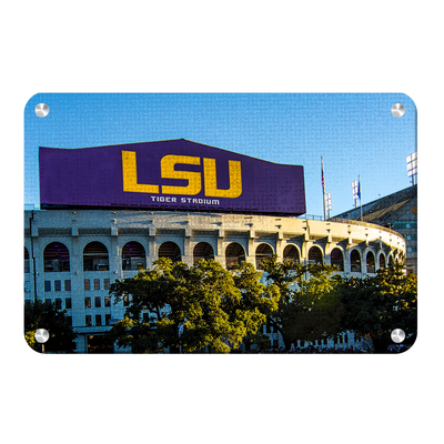 LSU Tigers - LSU Tiger Stadium - College Wall Art #Metal