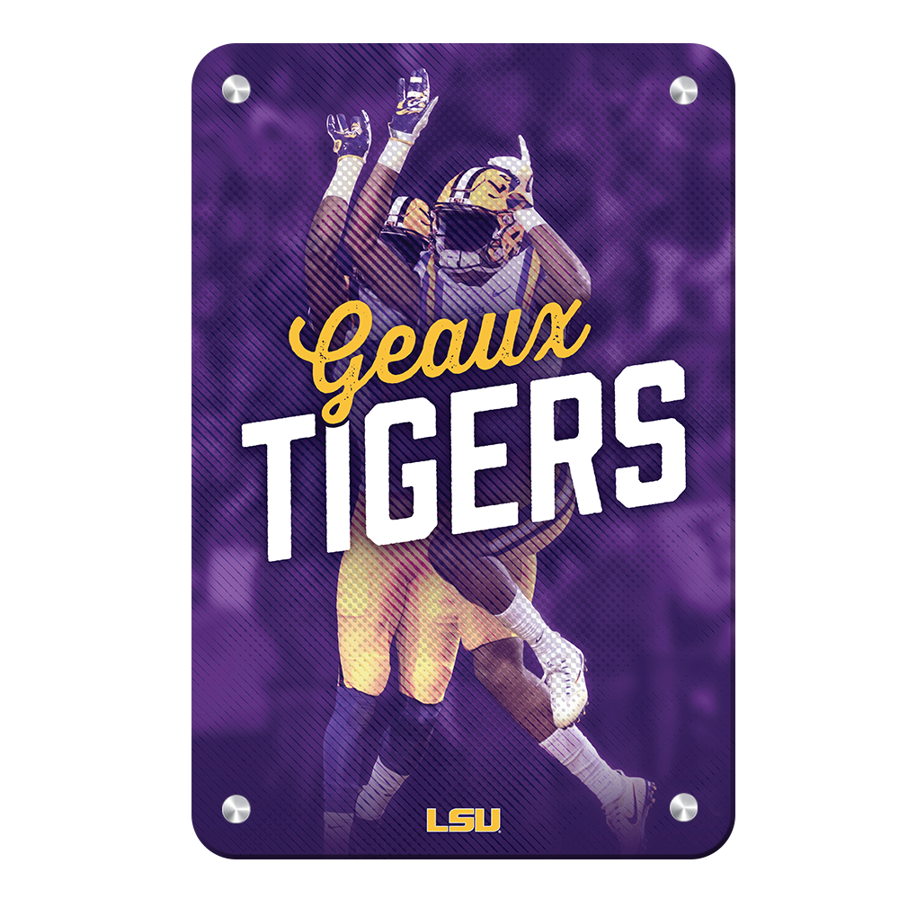 LSU Tigers - Geaux Tiger High Five - College Wall Art #Canvas