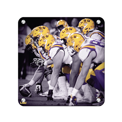 LSU Tigers - LSU Line - College Wall Art #Metal