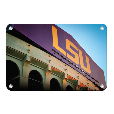 LSU Tigers - Tiger Stadium - College Wall Art #Metal