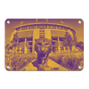 LSU Tigers - Tiger Stadium Duotone - College Wall Art #Metal