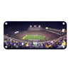 LSU Tigers - Love Purple Live Gold Stadium Pano - College Wall Art #Metal