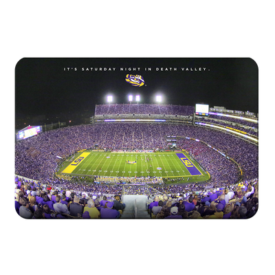 LSU TIGERS - It's Saturday Night in Death Valley - College Wall Art #PVC