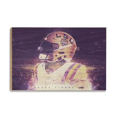 LSU Tigers - Epic Tiger - College Wall Art #Wood