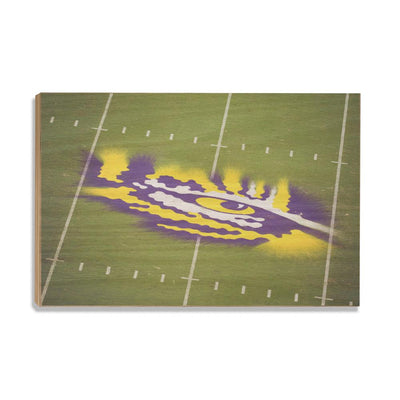 LSU Tigers - Eye of the Tiger 50 - College Wall Art #Wood