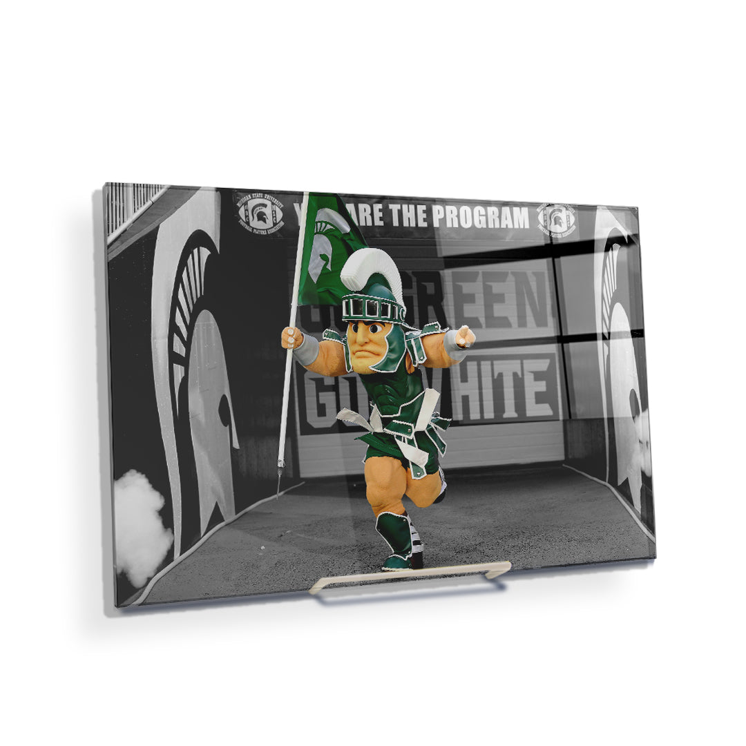 Michigan State - Here Come the Spartans - College Wall Art #Canvas