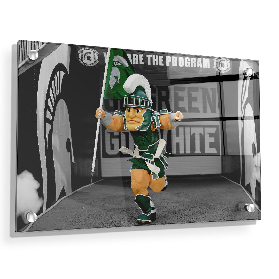 Michigan State - Here Come the Spartans - College Wall Art #Canvas