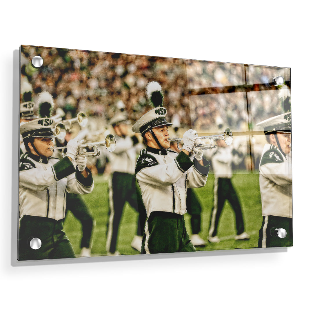 Michigan State - MSU Marching Band - College Wall Art #Canvas