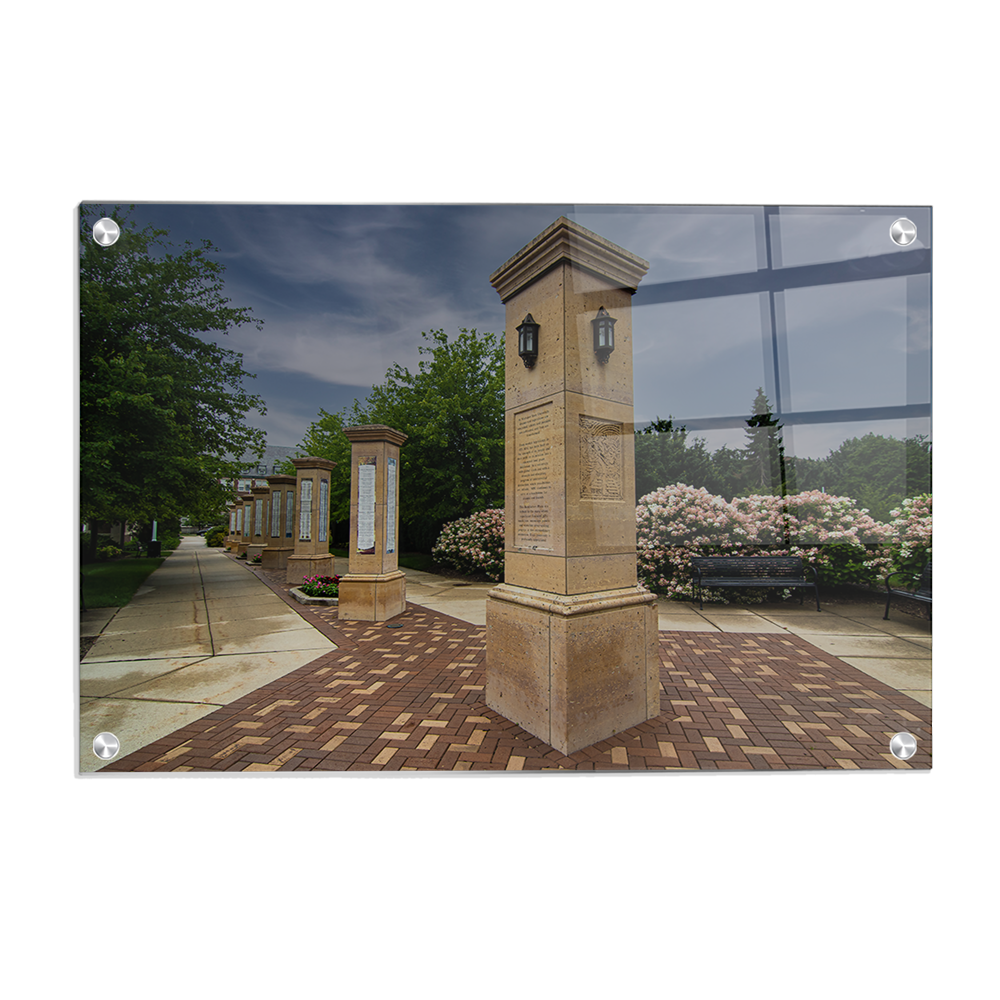 Michigan State - Benefactors Plaza - College Wall Art #Canvas