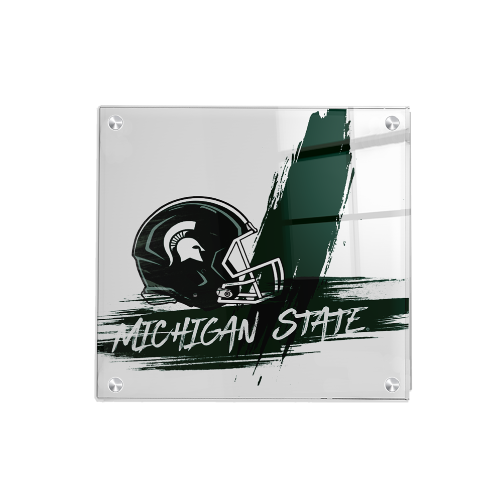 Michigan State - Michigan State Paint - College Wall Art #Canvas