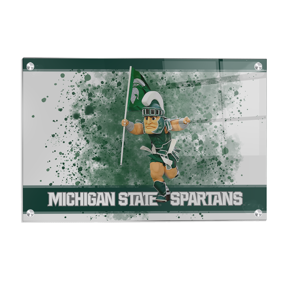 Michigan State - Sparty's Michigan State Spartans - College Wall Art #Canvas