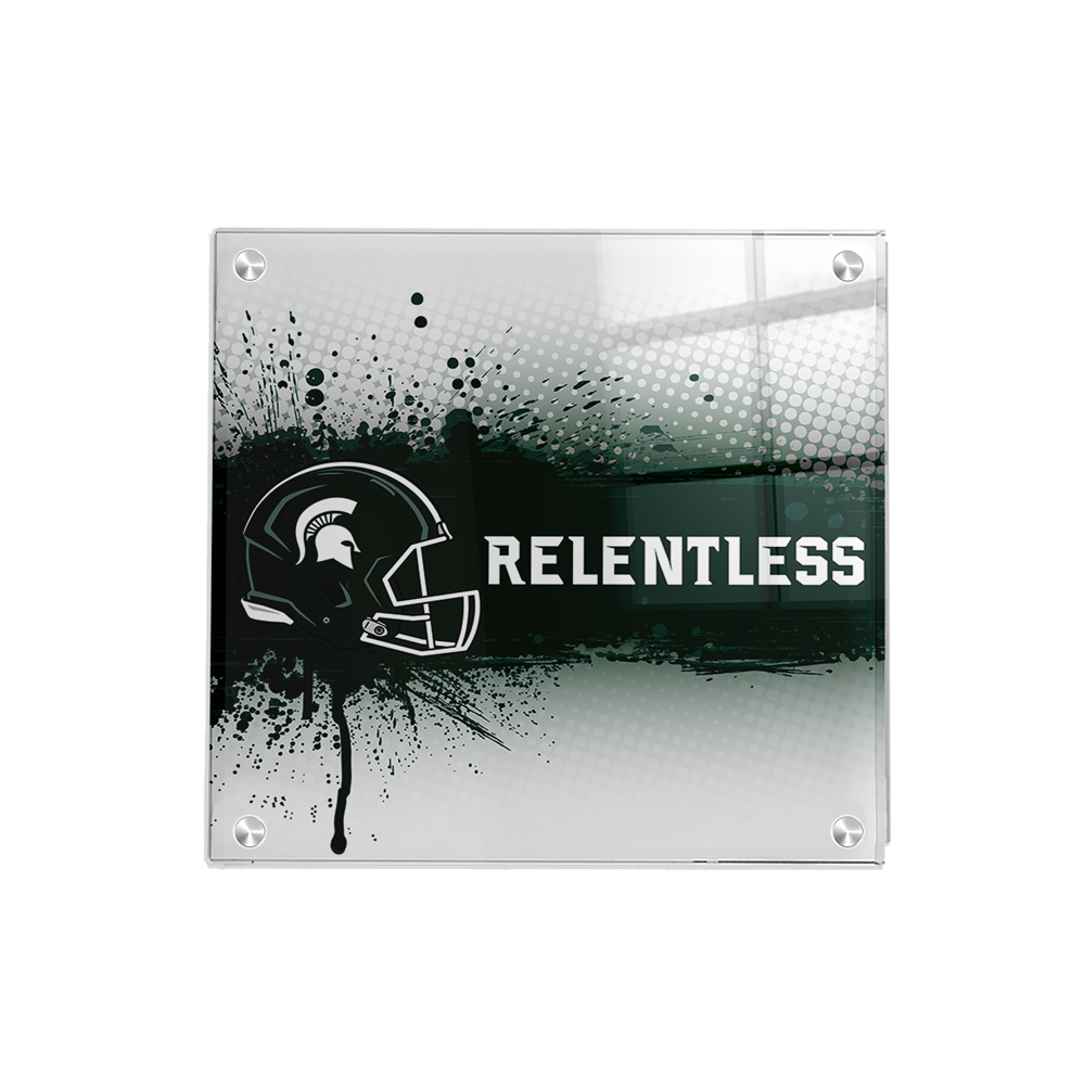 Michigan State - Relentless - College Wall Art #Canvas