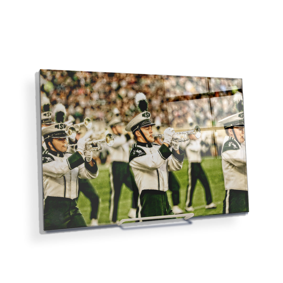 Michigan State - MSU Marching Band - College Wall Art #Canvas