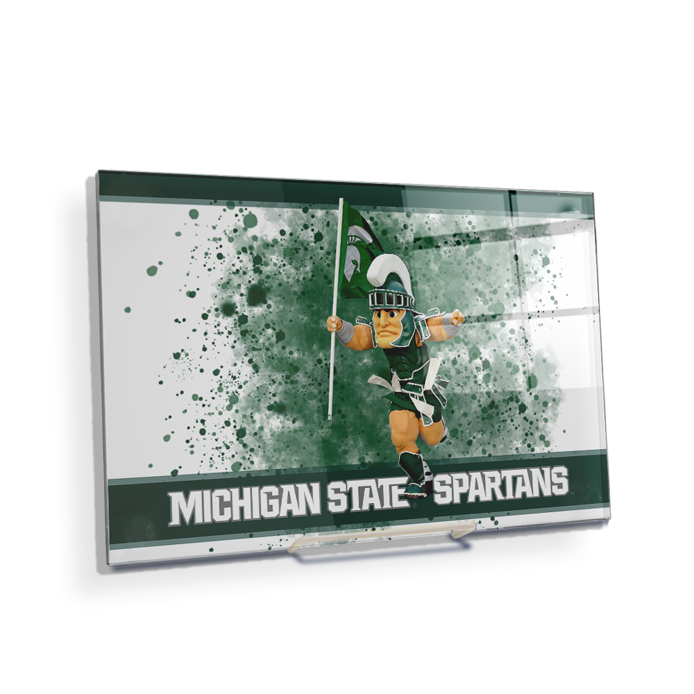 Michigan State - Sparty's Michigan State Spartans - College Wall Art #Canvas