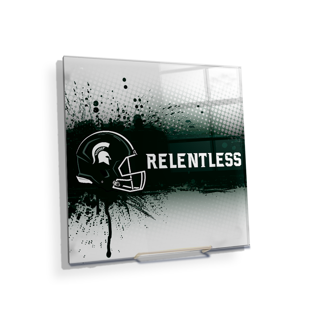 Michigan State - Relentless - College Wall Art #Canvas