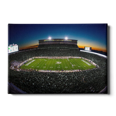 Michigan State - Spartans Sunset - College Wall Art #Canvas