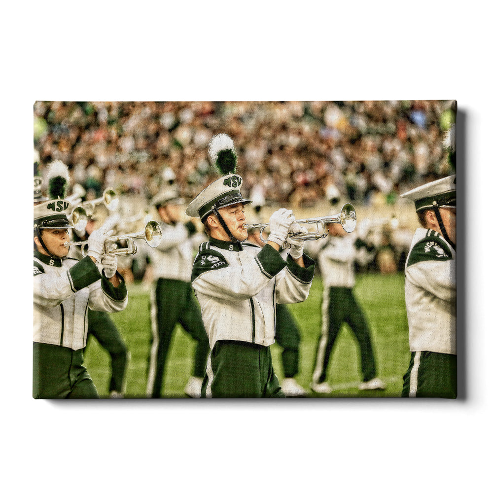 Michigan State - MSU Marching Band - College Wall Art #Canvas