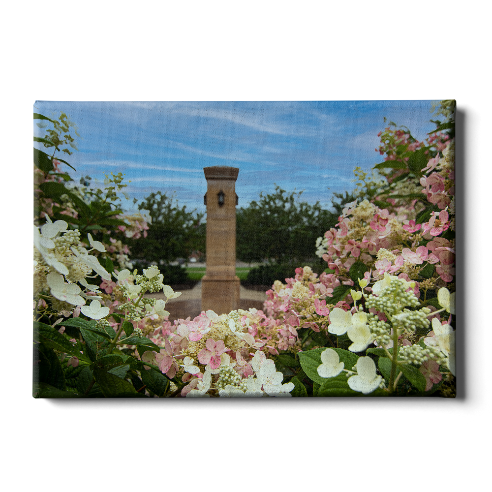 Michigan State - Benafactor Plaza Flowers - College Wall Art #Canvas