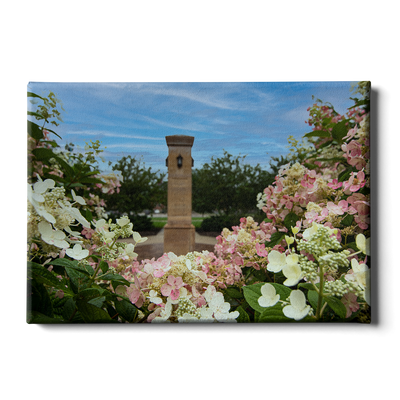 Michigan State - Benafactor Plaza Flowers - College Wall Art #Canvas