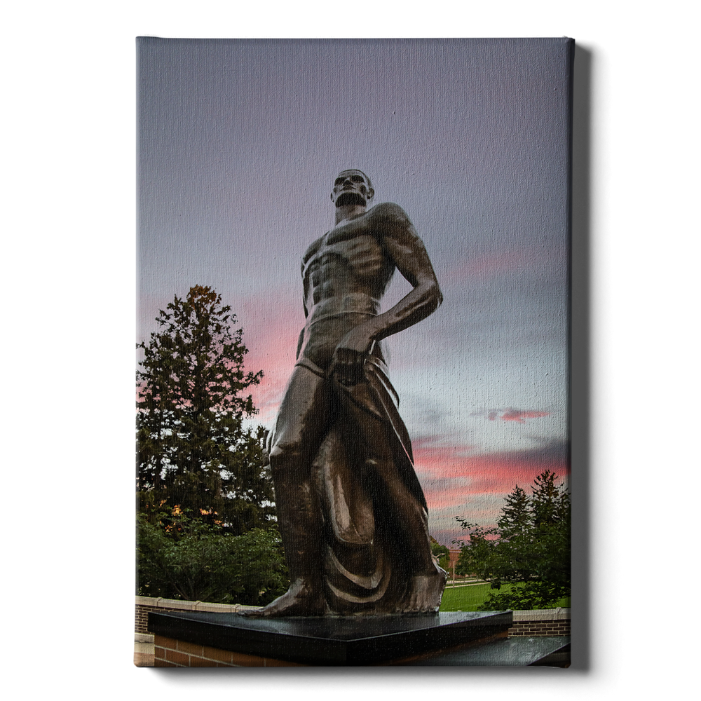 Michigan State - Spartan Sunset - College Wall Art #Canvas