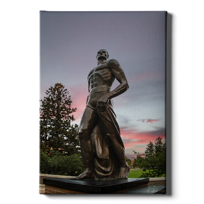 Michigan State - Spartan Sunset - College Wall Art #Canvas