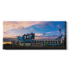 Michigan State - Sunset Spartan Stadium Panoramic - College Wall Art #Canvas