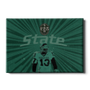 Michigan State Spartans - Retro State Football 125 Years - College Wall Art #Canvas