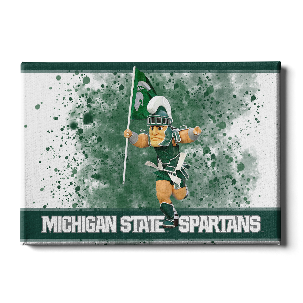 Michigan State - Sparty's Michigan State Spartans - College Wall Art #Canvas