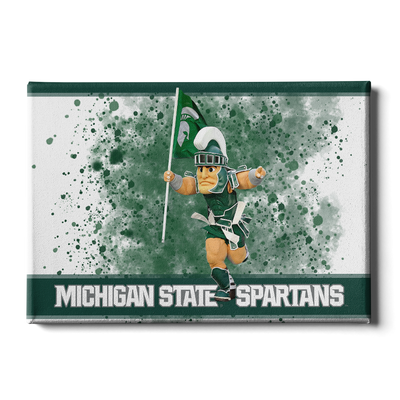 Michigan State - Sparty's Michigan State Spartans - College Wall Art #Canvas