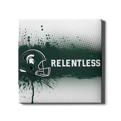 Michigan State - Relentless - College Wall Art #Canvas