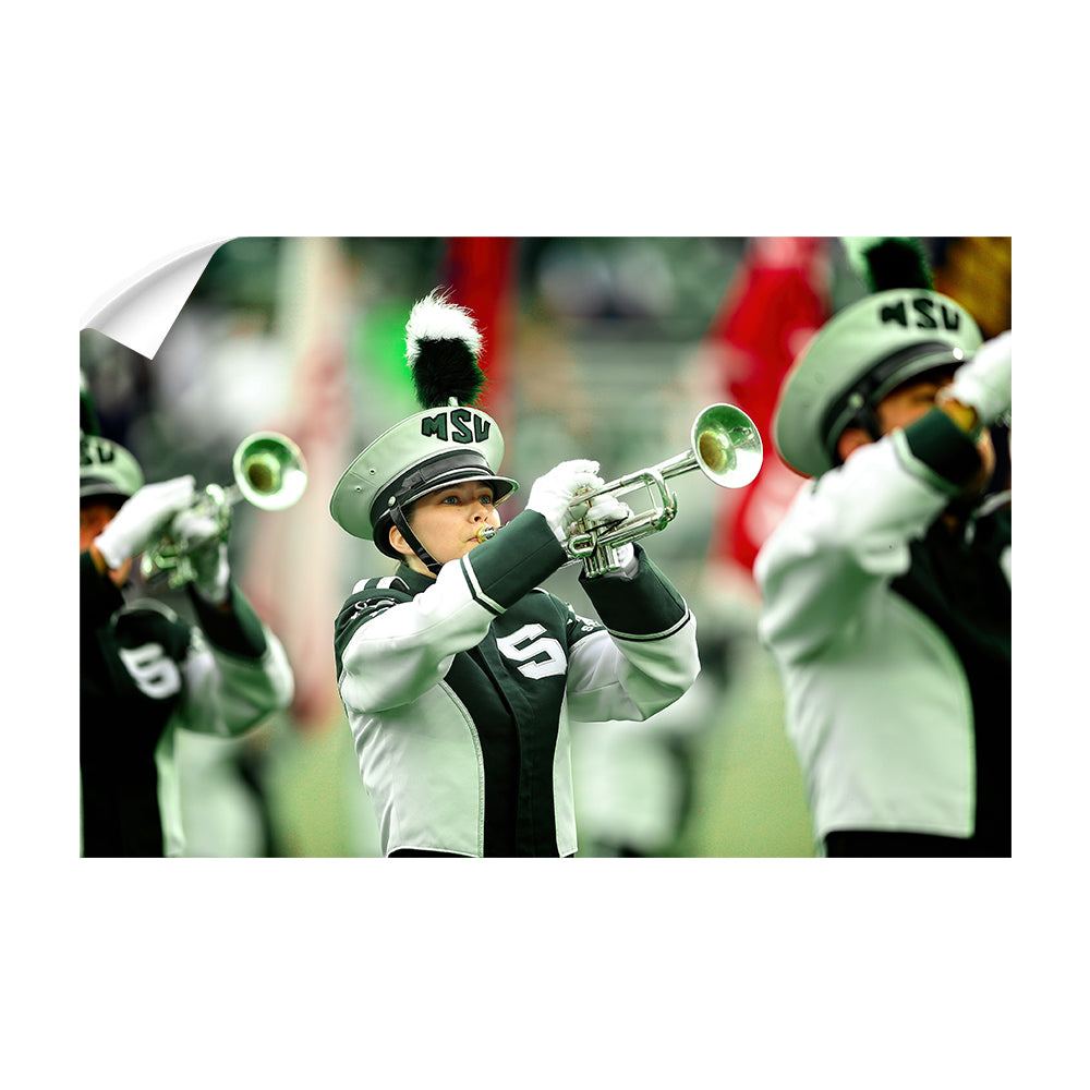 Michigan State - Spartan Marching Band - College Wall Art #Canvas