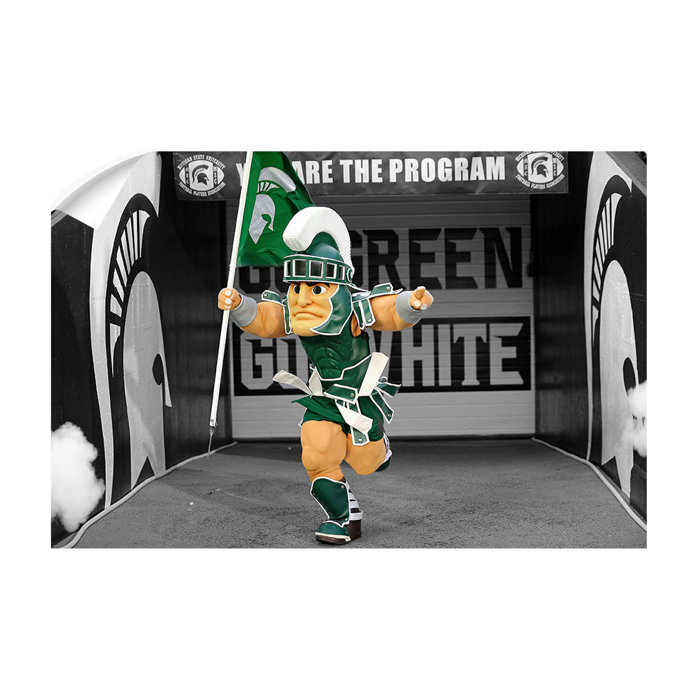 Michigan State - Here Come the Spartans - College Wall Art #Canvas