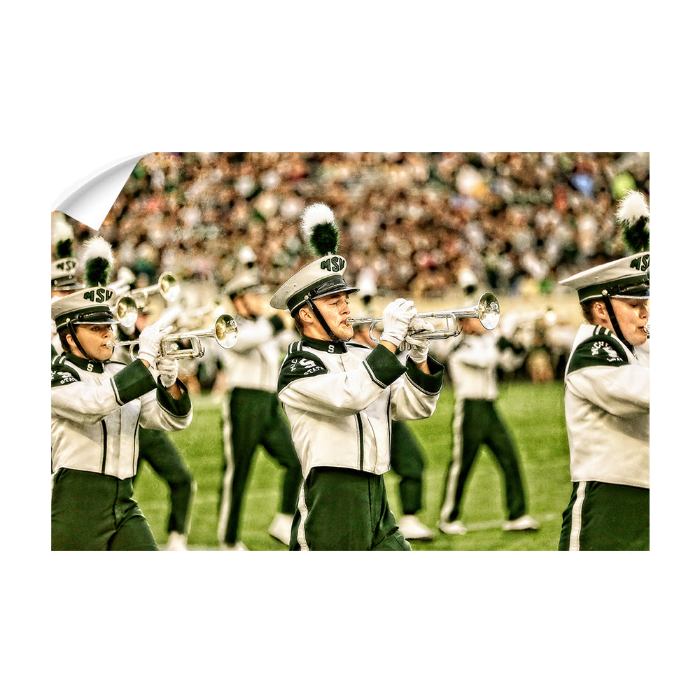 Michigan State - MSU Marching Band - College Wall Art #Canvas