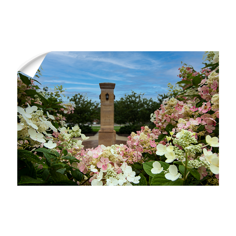 Michigan State - Benafactor Plaza Flowers - College Wall Art #Canvas