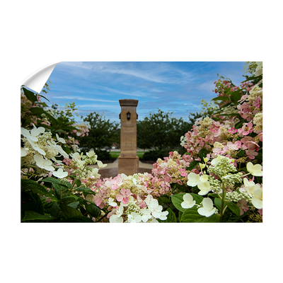 Michigan State - Benafactor Plaza Flowers - College Wall Art #Wall Decal