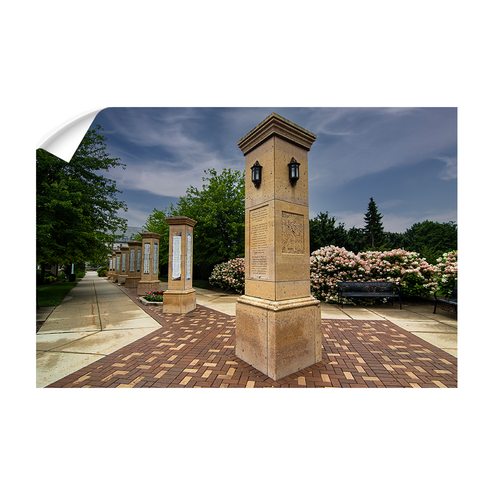 Michigan State - Benefactors Plaza - College Wall Art #Canvas