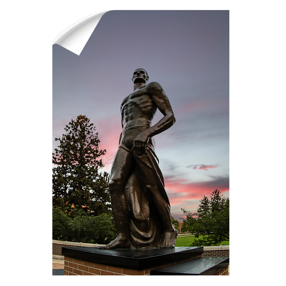 Michigan State - Spartan Sunset - College Wall Art #Canvas