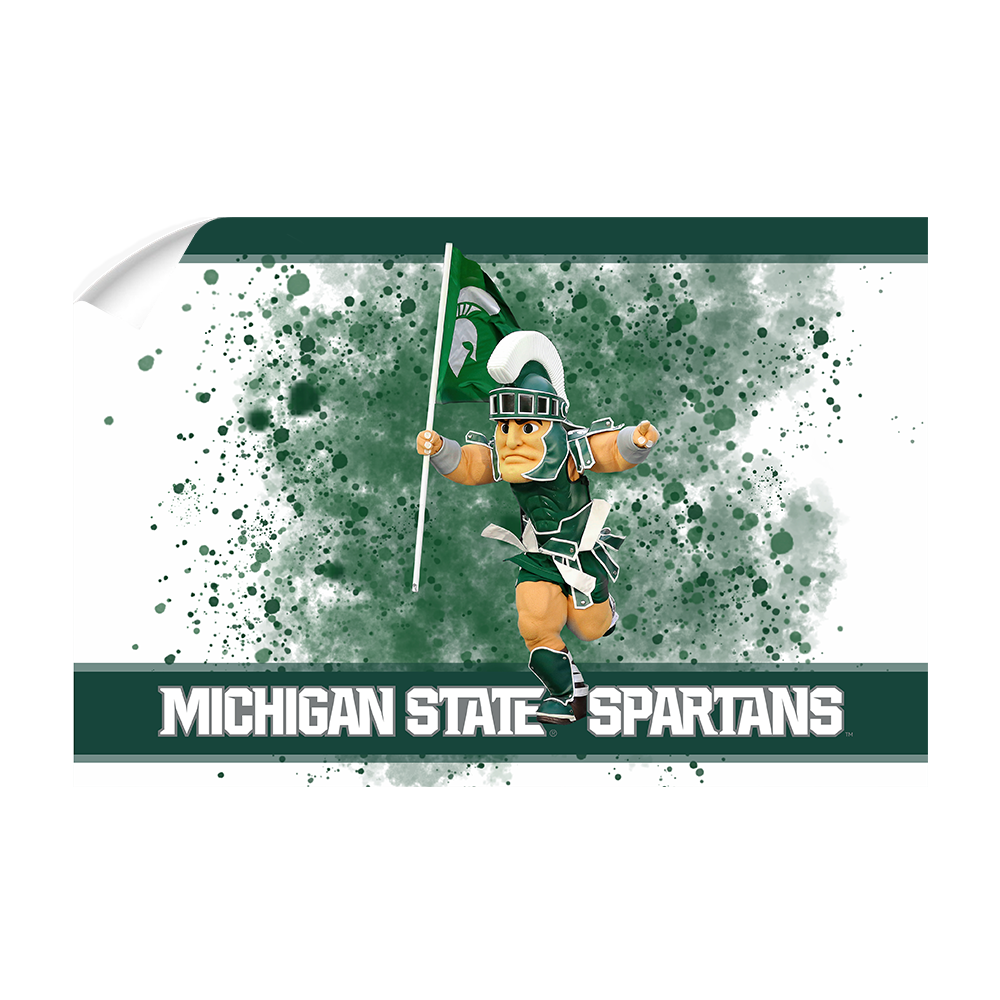 Michigan State - Sparty's Michigan State Spartans - College Wall Art #Canvas