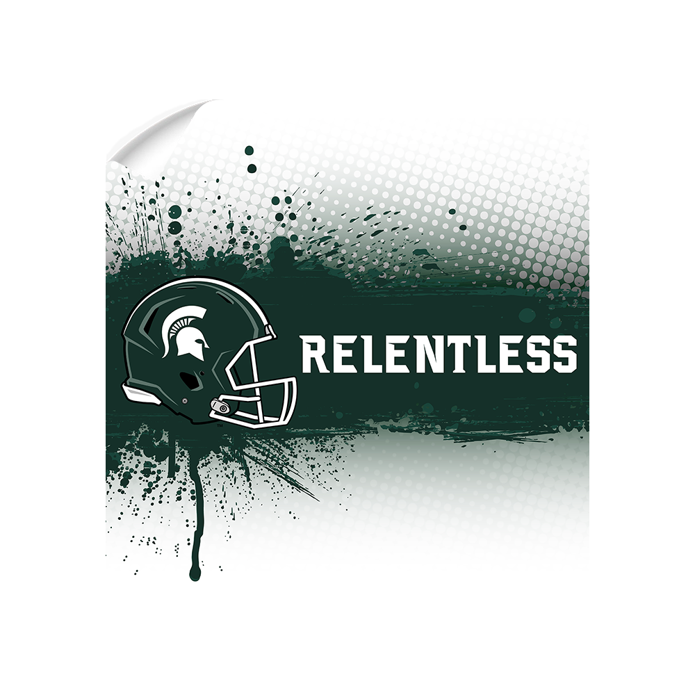 Michigan State - Relentless - College Wall Art #Canvas