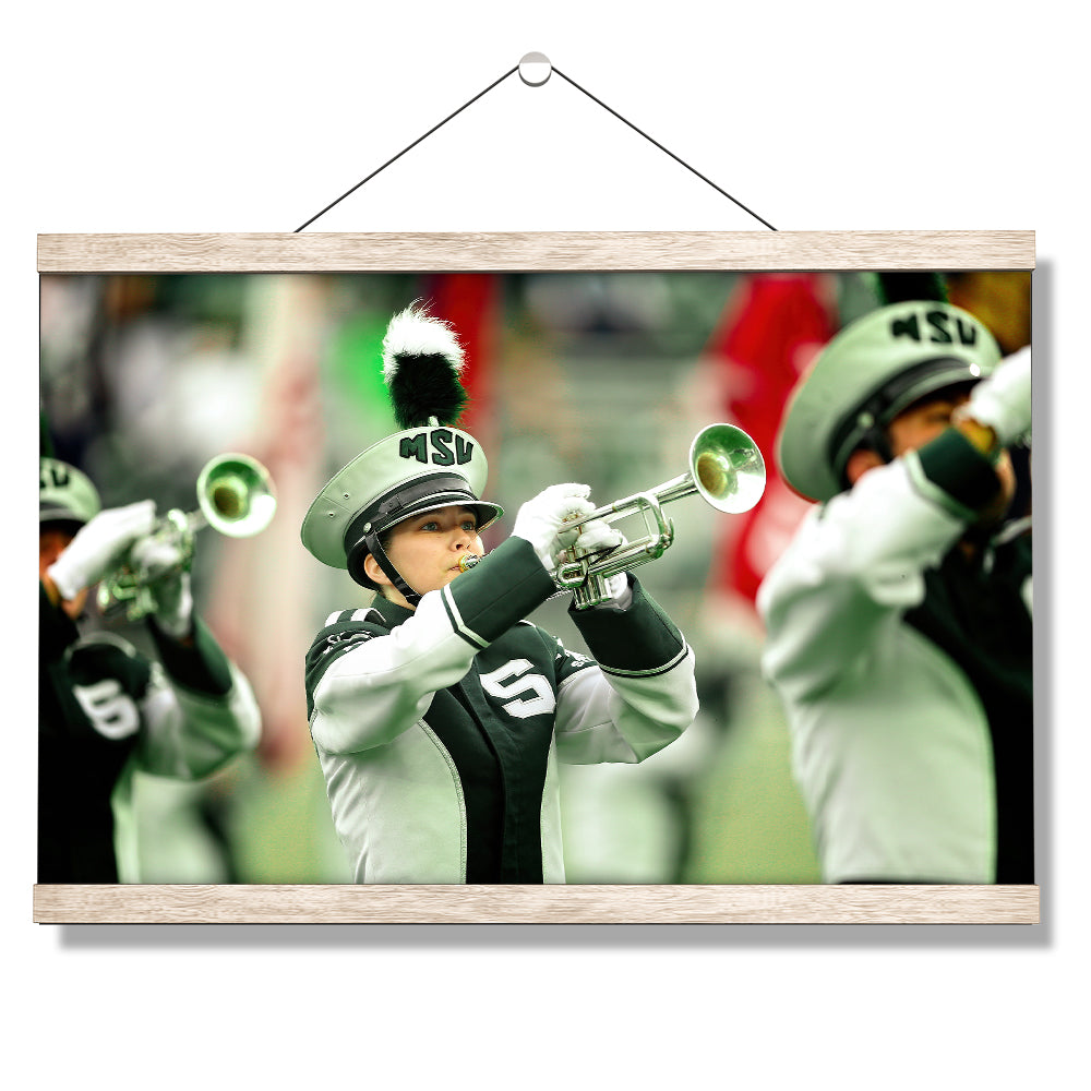 Michigan State - Spartan Marching Band - College Wall Art #Canvas