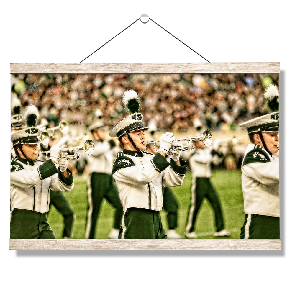 Michigan State - MSU Marching Band - College Wall Art #Canvas